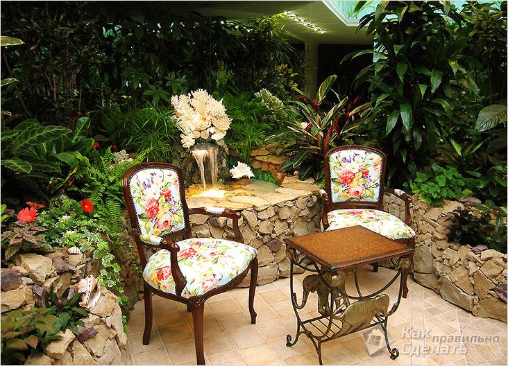 Зимний сад в частном доме своими руками