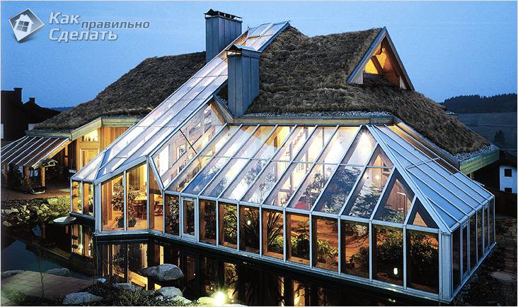 Зимний сад в частном доме своими руками