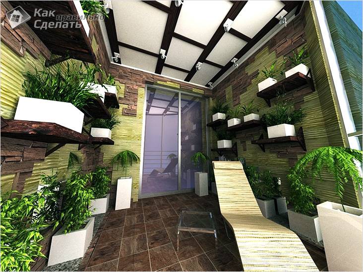 Зимний сад в частном доме своими руками