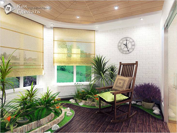 Зимний сад в частном доме своими руками