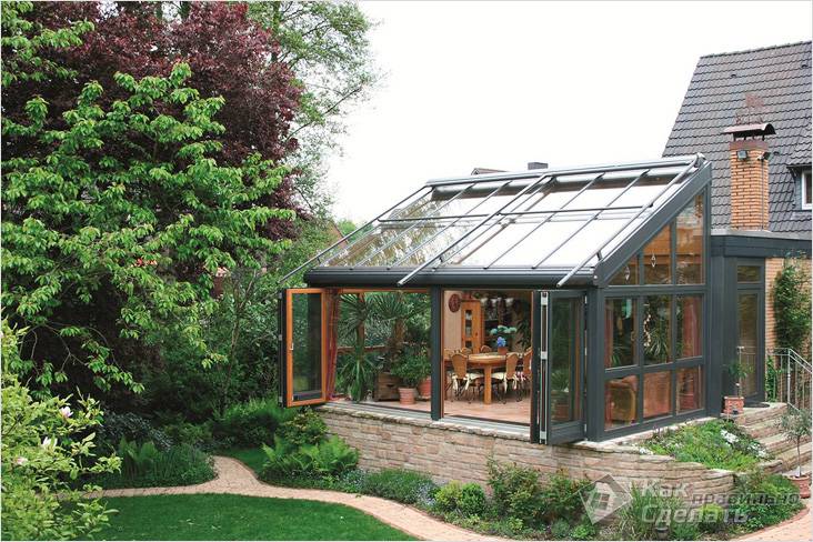 Зимний сад в частном доме своими руками