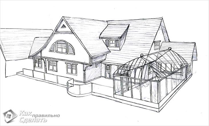 Зимний сад в частном доме своими руками