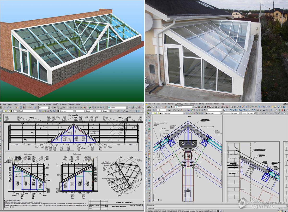 Зимний сад в частном доме своими руками