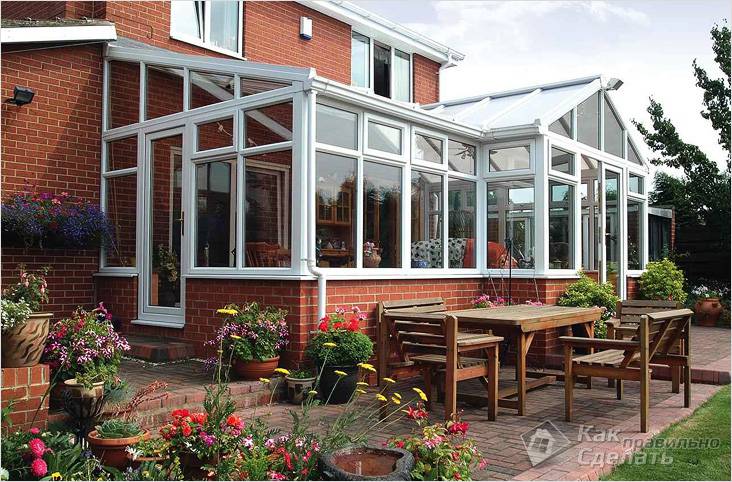 Зимний сад в частном доме своими руками