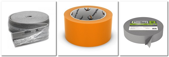 Демпферна стрічка для стяжки