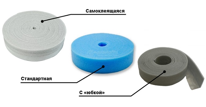 Демпферна стрічка для стяжки