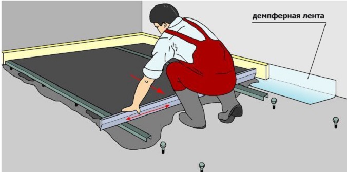 Демпферна стрічка для стяжки