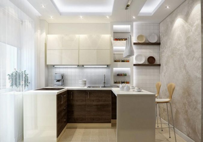 Фото інтер’єрів маленьких кухонь