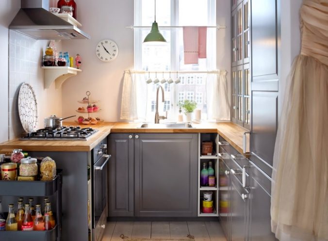 Фото інтер’єрів маленьких кухонь