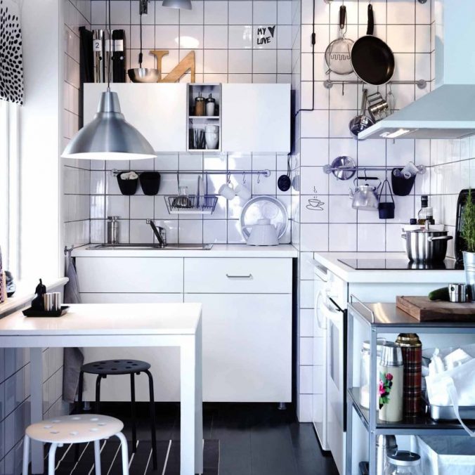 Фото інтер’єрів маленьких кухонь