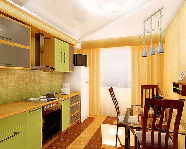 Фото інтер’єрів маленьких кухонь