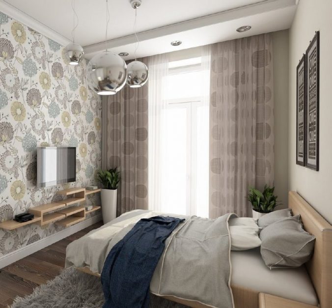 Інтер’єр спальні в хрущовці