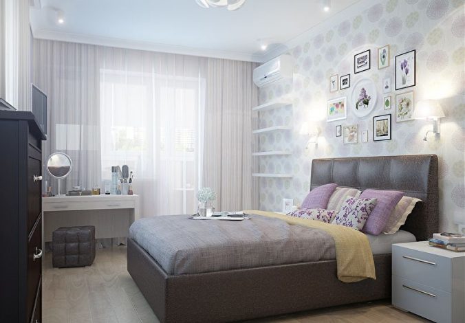 Інтер’єр спальні в хрущовці