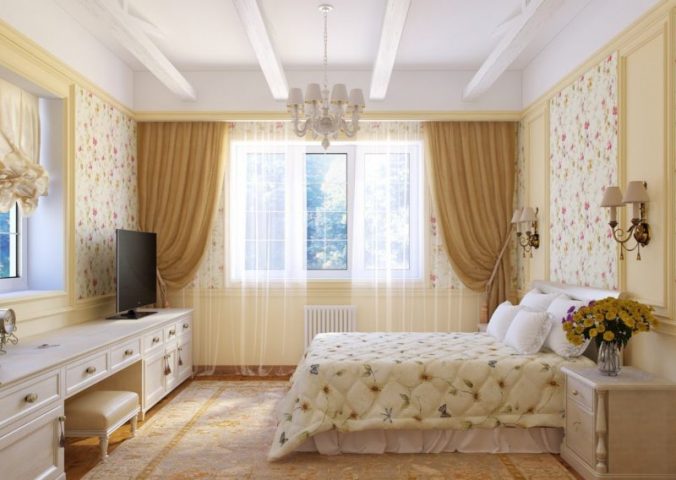 Інтер’єр спальні в хрущовці