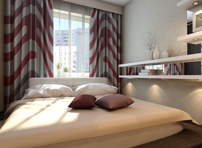 Інтер’єр спальні в хрущовці