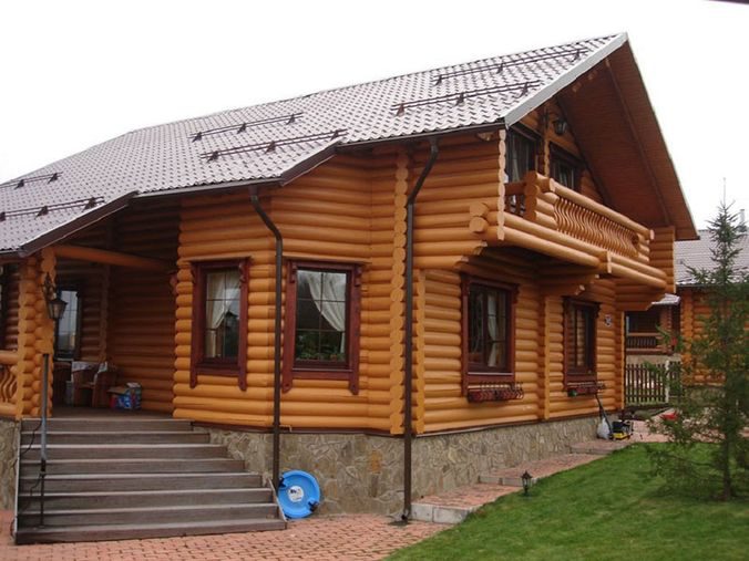 Оциліндрована колода: плюси і мінуси дерев’яних будинків