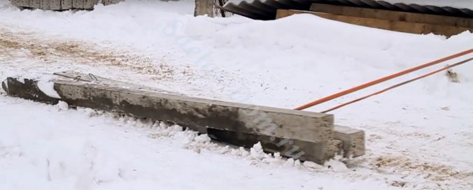 Пальовий фундамент своїми руками на ЖБ палях