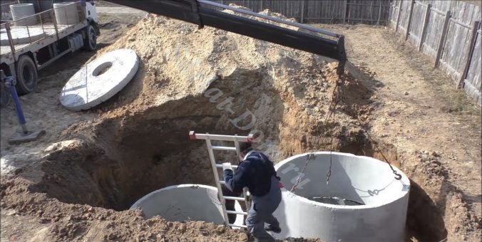 Септик своїми руками з бетонних кілець