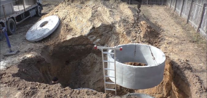 Септик своїми руками з бетонних кілець