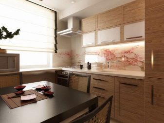 Кутові малогабаритні кухні (103 фото): варіанти дизайну кухонь для невеликих квартир, нюанси розміщення кухонного гарнітура і холодильника