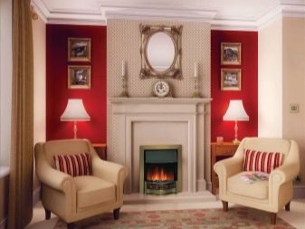 Інтер’єр вітальні з каміном в приватному будинку (72 фото): дизайн камінної зали в дерев’яному заміському будинку, установка каміна в центрі і інші варіанти