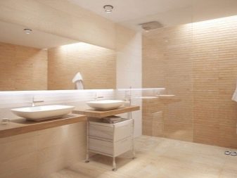 Плитка під дерево у ванній (56 фото): настінна керамічна плитка в ванній кімнаті, дизайн світлої плитки на стінах і на підлозі, інші варіанти