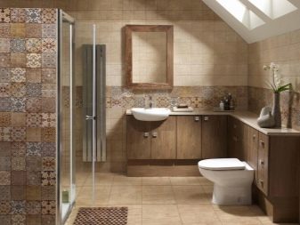 Плитка під дерево у ванній (56 фото): настінна керамічна плитка в ванній кімнаті, дизайн світлої плитки на стінах і на підлозі, інші варіанти