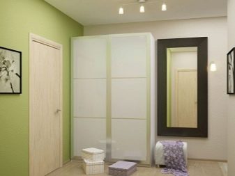 Шпалери в коридор, передпокій (121 фото): дизайн шпалер, вибір в передпокій з темними і світлими дверима, миються сірі і смугасті, білі і зелені шпалери в інтер’єрі