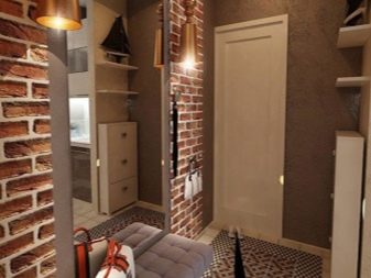 Шпалери в коридор, передпокій (121 фото): дизайн шпалер, вибір в передпокій з темними і світлими дверима, миються сірі і смугасті, білі і зелені шпалери в інтер’єрі