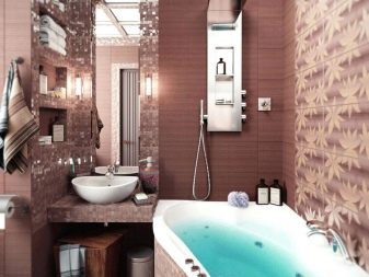 Ванна кімната у «хрущовці» (97 фото): дизайн кімнати маленького розміру, варіанти обробки, приклади інтер’єру стандартних малогабаритних кімнат