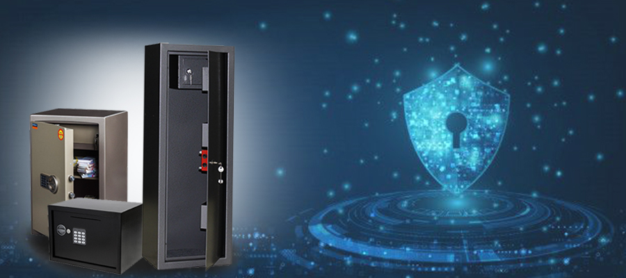 сейф с биометрическим замком