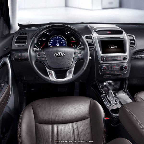 Корейцы показали салон обновленного Kia Sorento