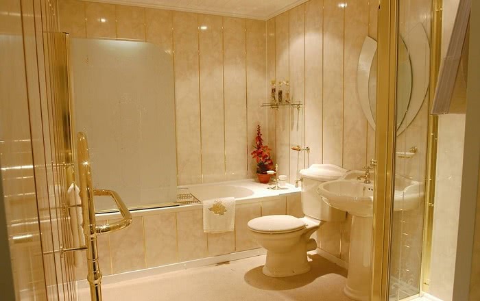 Отделка ванной комнаты пластиковыми панелями: фото дизайн - Prometr -  Помощник в строительстве и ремонте