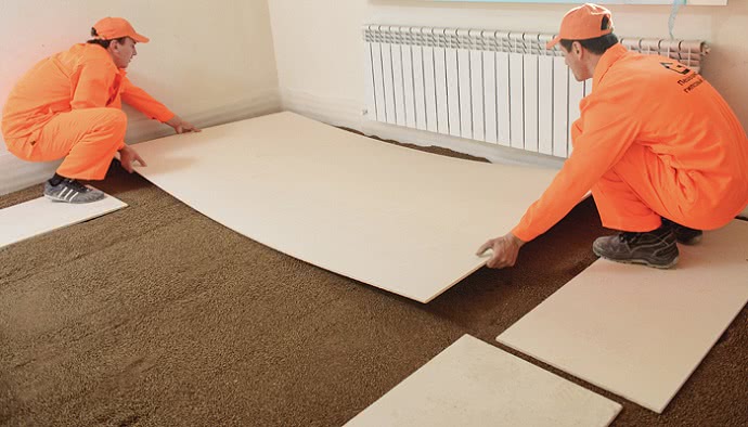 Сухая стяжка пола: плюсы и минусы