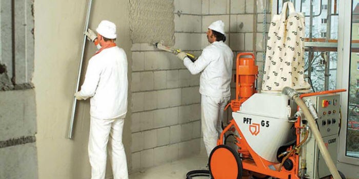 Машинная штукатурка: возможности и преимущества метода