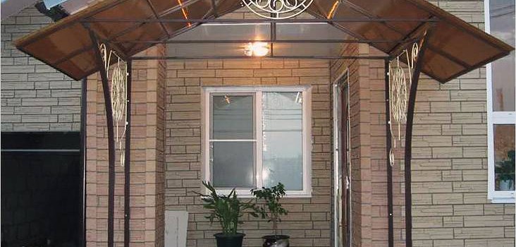 Козирок над ганком своїми руками Козирок над ганком своїми руками