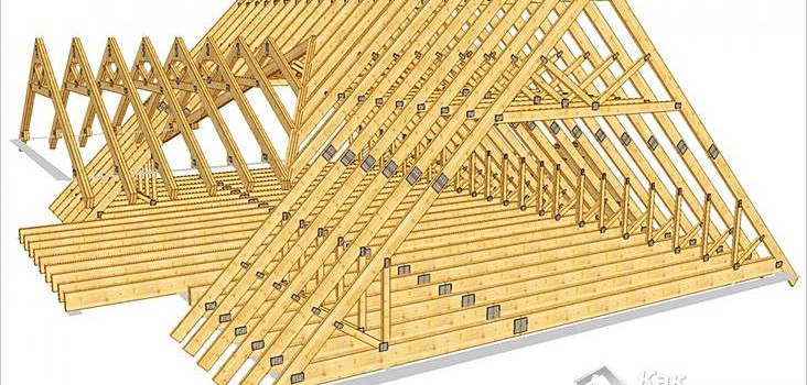 Багатощипцовий дах своїми руками Багатощипцовий дах своїми руками