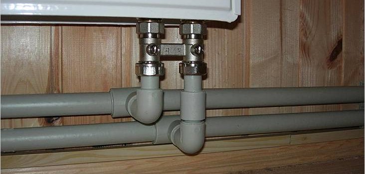 Нижнє підключення радіаторів опалення