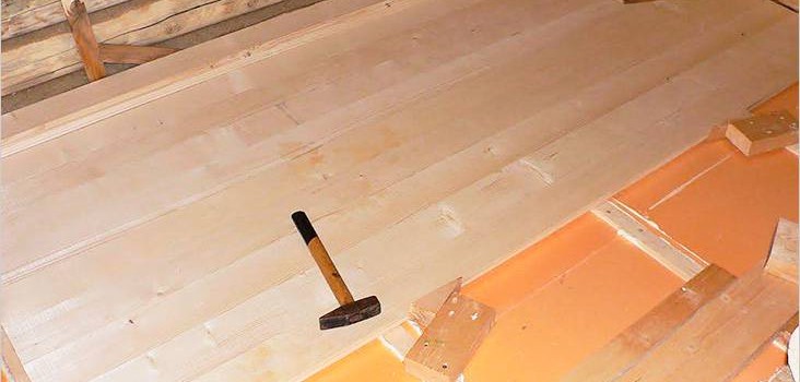 Підлога в лазні своїми руками