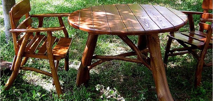 Садові меблі своїми руками