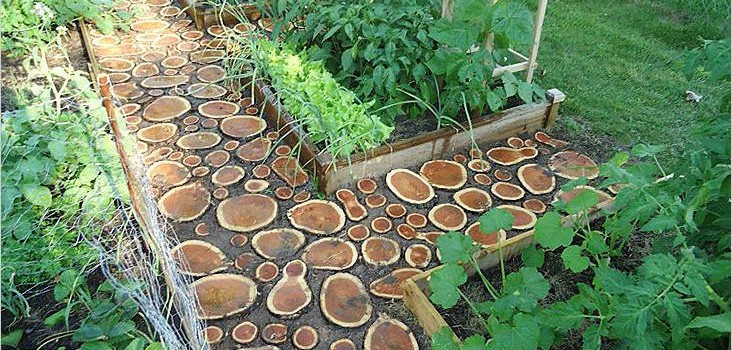 Садові доріжки з дерева своїми руками