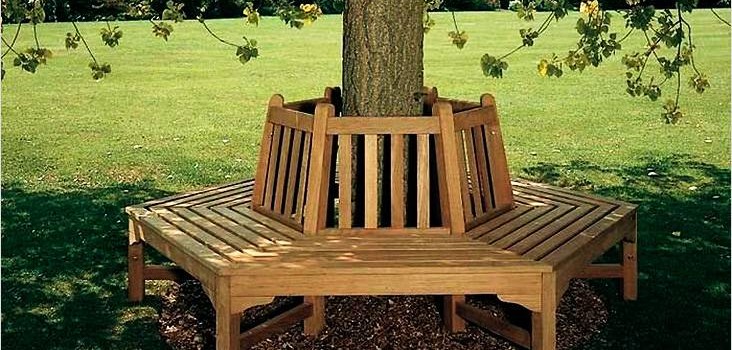 Лавка навколо дерева своїми руками
