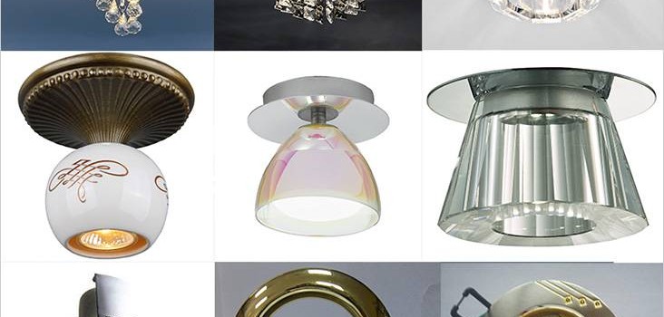 Точкові світильники для гіпсокартонних стель