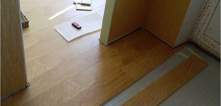 Укладка ламінату без порогів