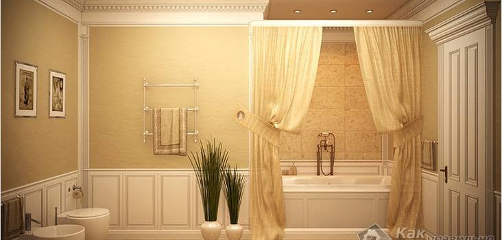 Ванна кімната в класичному стилі