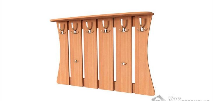 Вішалка настінна своїми руками