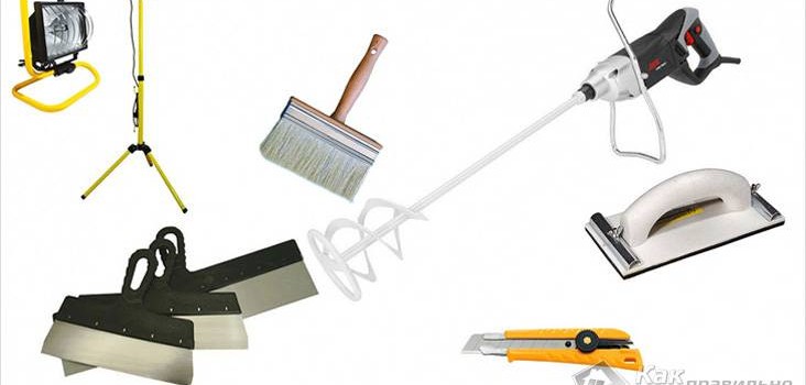 Вирівнювання стелі своїми руками