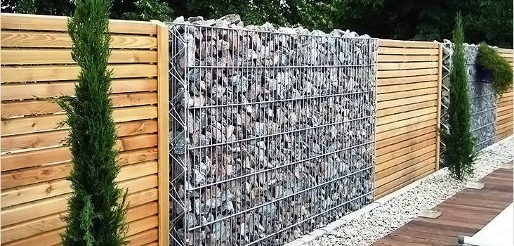 Паркан з габіонів своїми руками