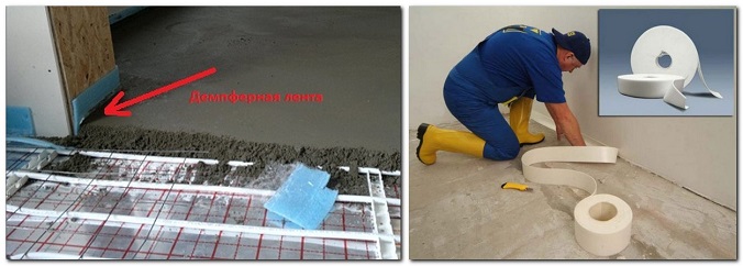 Демпферна стрічка для стяжки